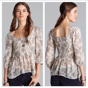 Boho Free People Blouse